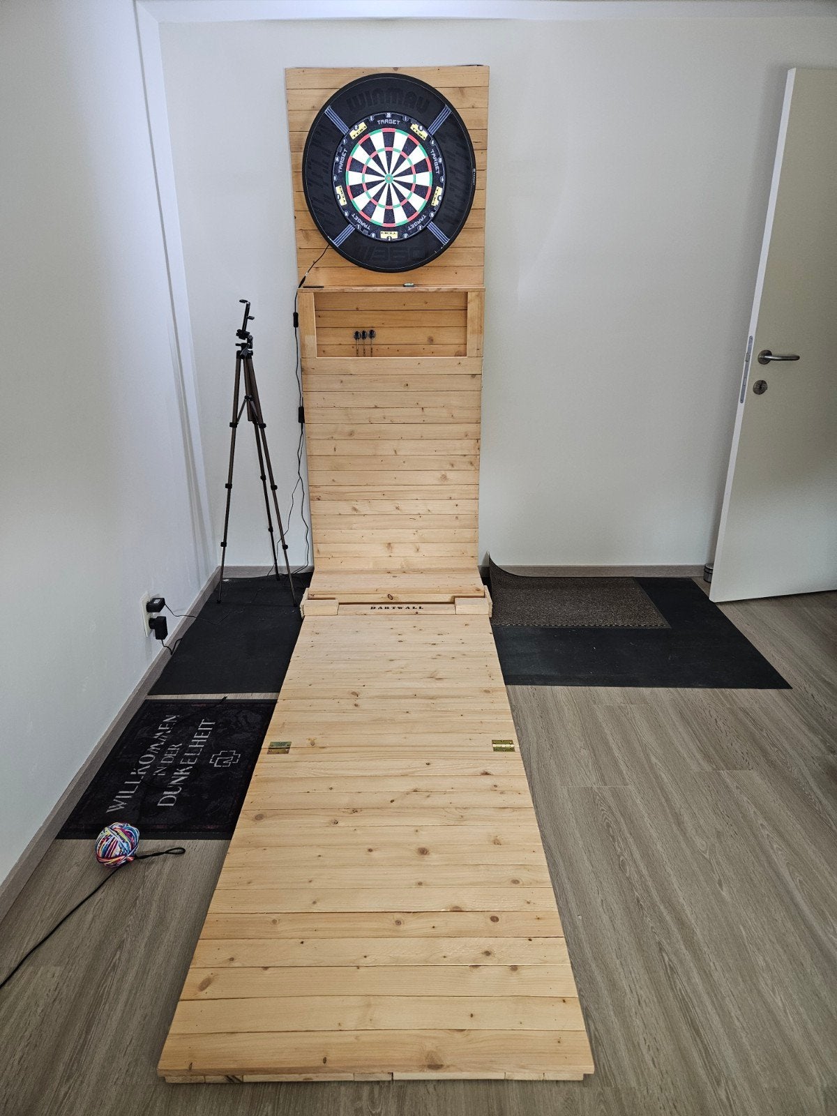 Oche plus wand, bord, surround en target Corona., Sport en Fitness, Ophalen of Verzenden
