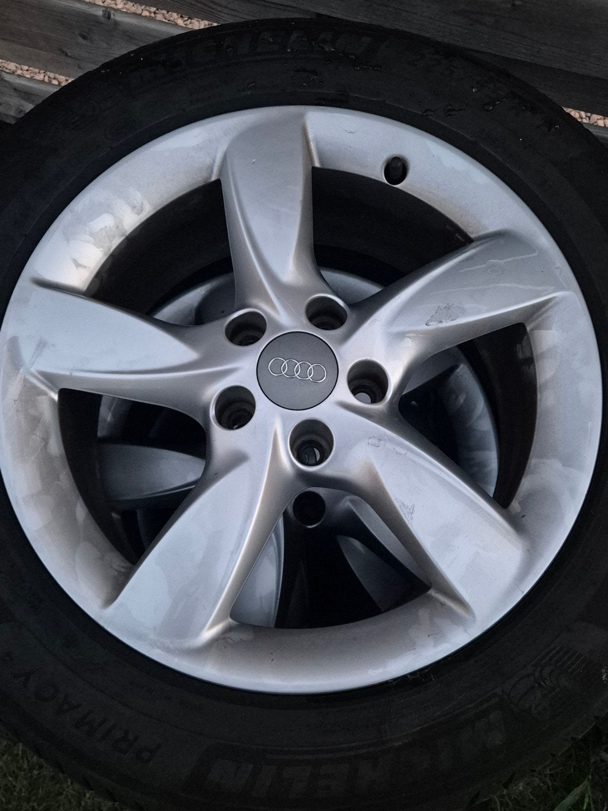 Originele Audi velgen 17" 5x112, Pneus et Jantes, 4 Saisons, 17 pouces, Enlèvement