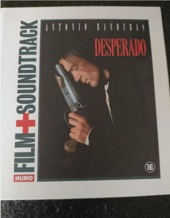 DVD + CD soundtrack Desperado met Antonio Banderas, Vanaf 16 jaar, Ophalen of Verzenden, Zo goed als nieuw, Actie