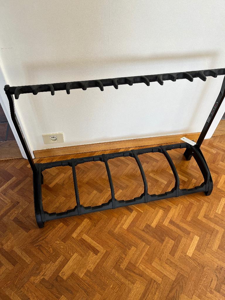 Support de guitare pliable pour 5 guitares électriques, Musique & Instruments, Enlèvement ou Envoi, Comme neuf, Pied pour instrument