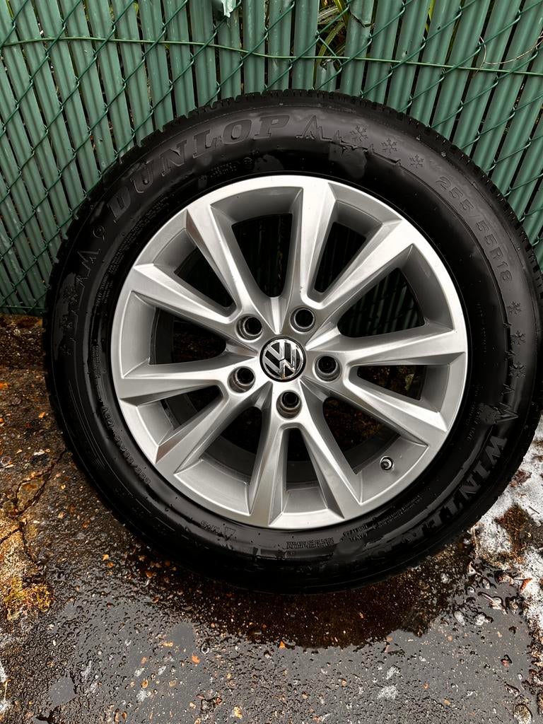 Banden volkswagen touareg 255/55 r18, Auto-onderdelen, Banden en Velgen, Ophalen, Winterbanden, Band(en)
