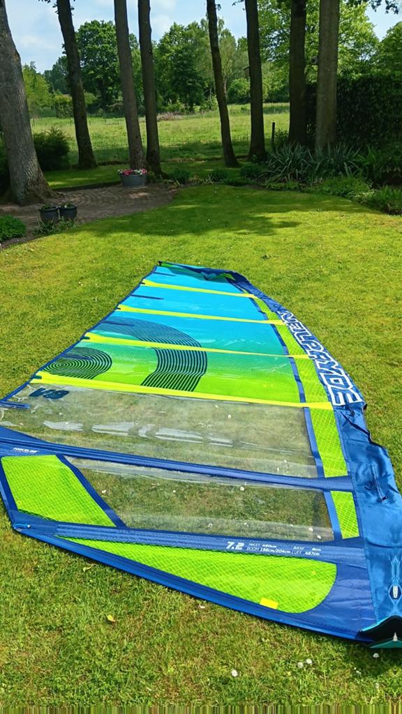 Neilpryde V8 7.2, Watersport en Boten, Ophalen, 6.5 m² tot 8 m², Neilpryde, Zeil