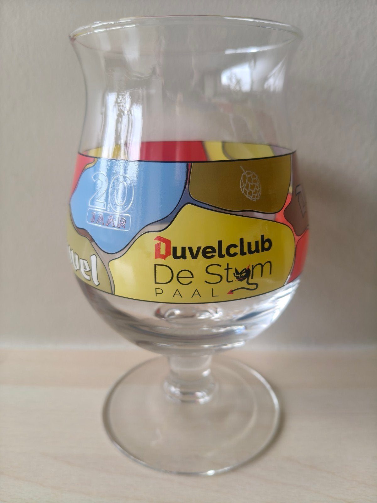 Duvel glas 20 jaar De Stam, Enlèvement ou Envoi, Neuf, Verre ou Verres, Duvel