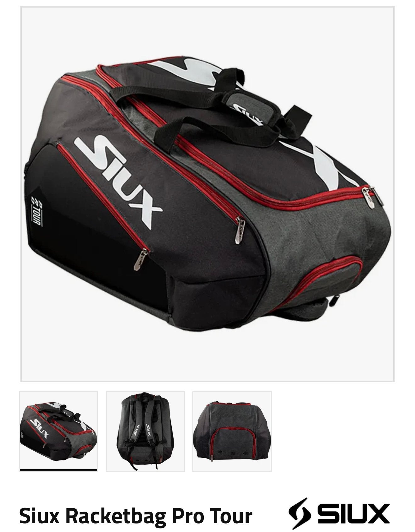 Padel tas Siux splinter nieuw nog in de verpaking !, Enlèvement, Neuf, Sac de padel