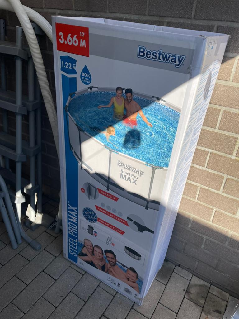 Opbouw zwembad, Tuin en Terras, Ophalen, Zo goed als nieuw