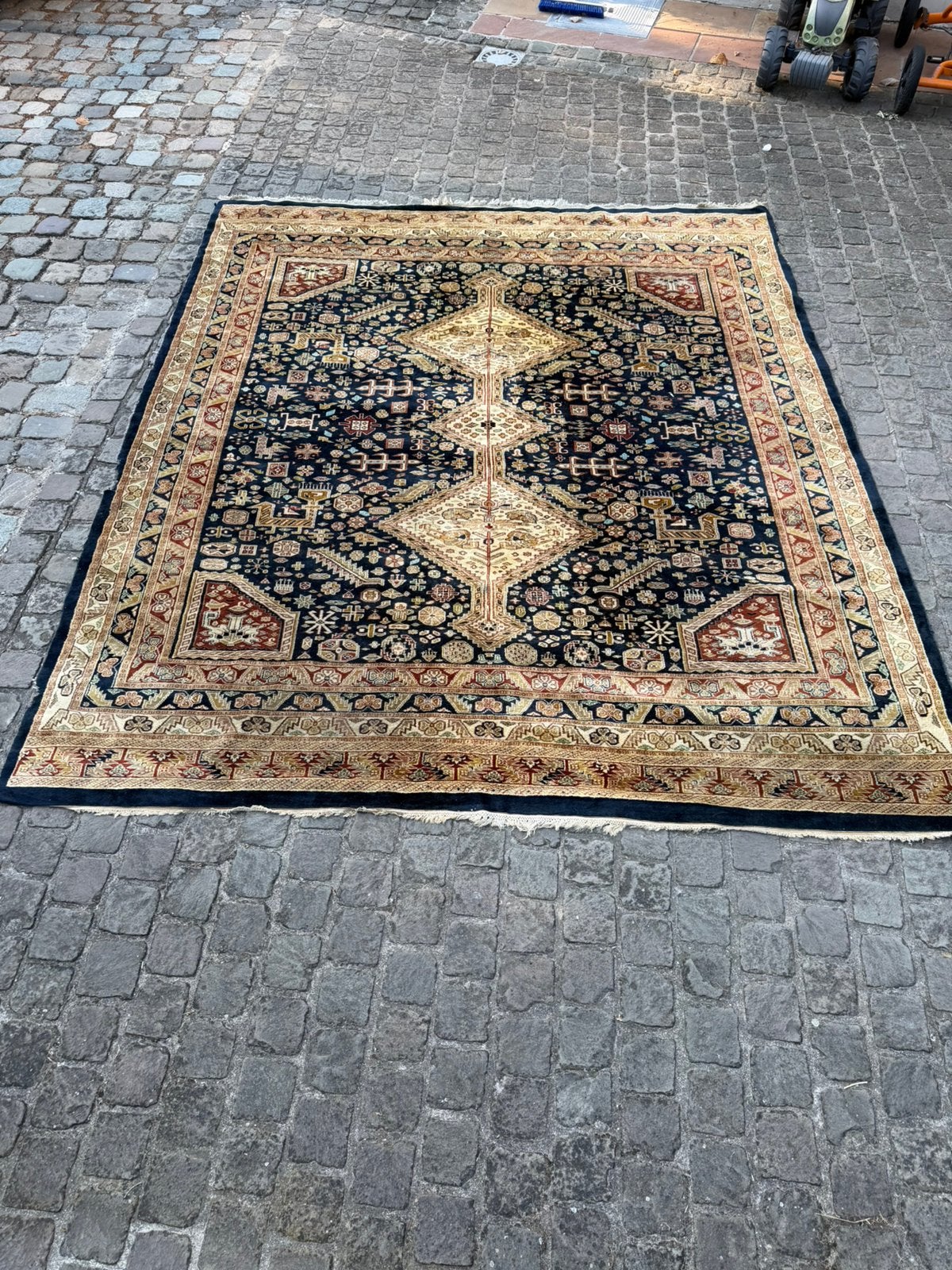 Perzisch tapijt, Ophalen, Gebruikt