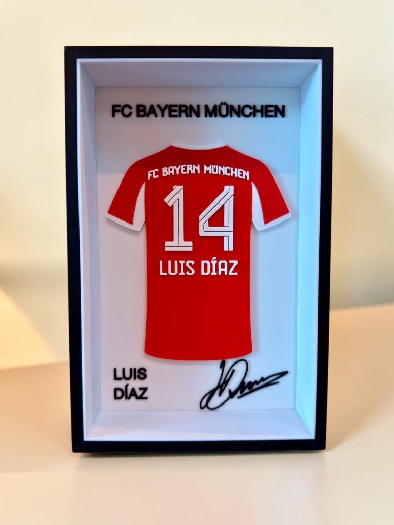 Luis Díaz - Bayern Munchen shirt + handtekening, Ophalen of Verzenden, Nieuw, Overige typen