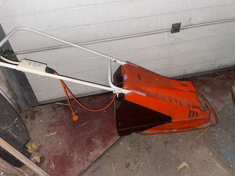 flymo grasmaaier, Tuin en Terras, Ophalen, Gebruikt, Elektrische grasmaaier, Flymo