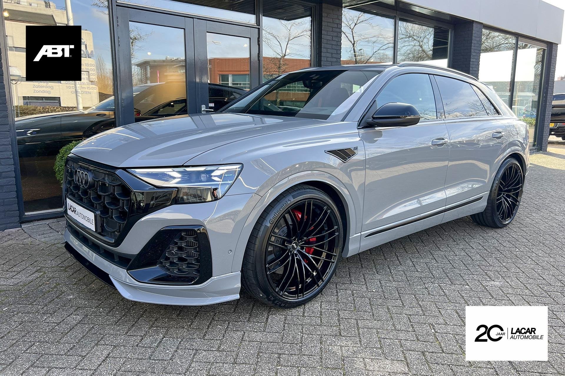 Audi Q8 60 TFSIe ABT Aero I B&O + Onderst. Advanced I 5j gar, Auto's, Automaat, Dealer onderhouden, Gebruikt, Zwart