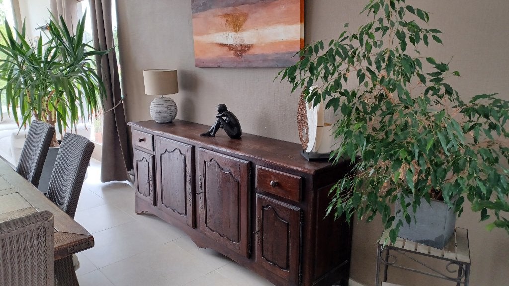 Buffet en chêne massif, Avec tiroir(s), 25 à 50 cm, 200 cm ou plus, Moins de 100 cm