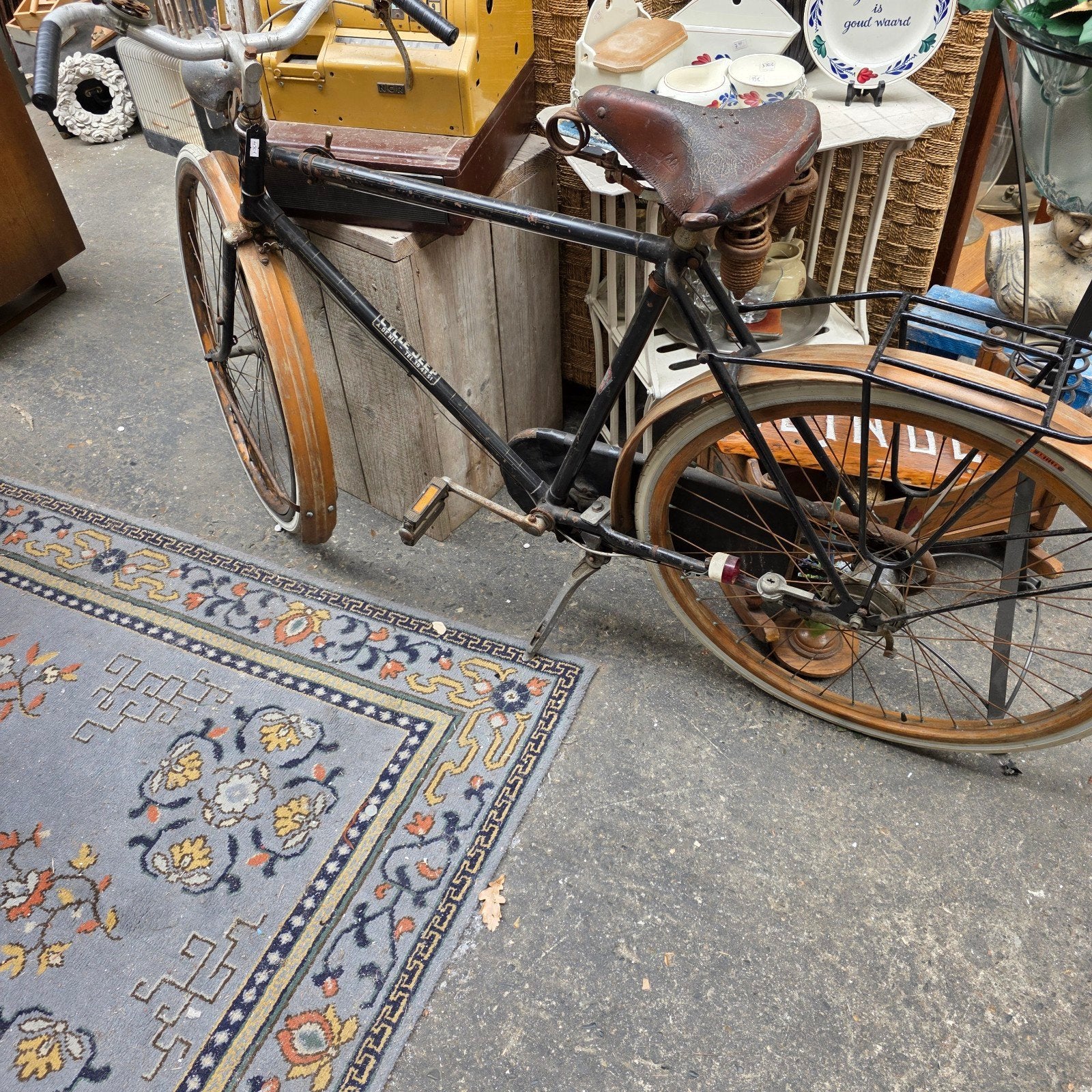 Unieke Vintage Transportfiets 'Cycle Jeep' De Nul Antwerpen., Fietsen en Brommers, Fietsen | Oldtimers, Ophalen