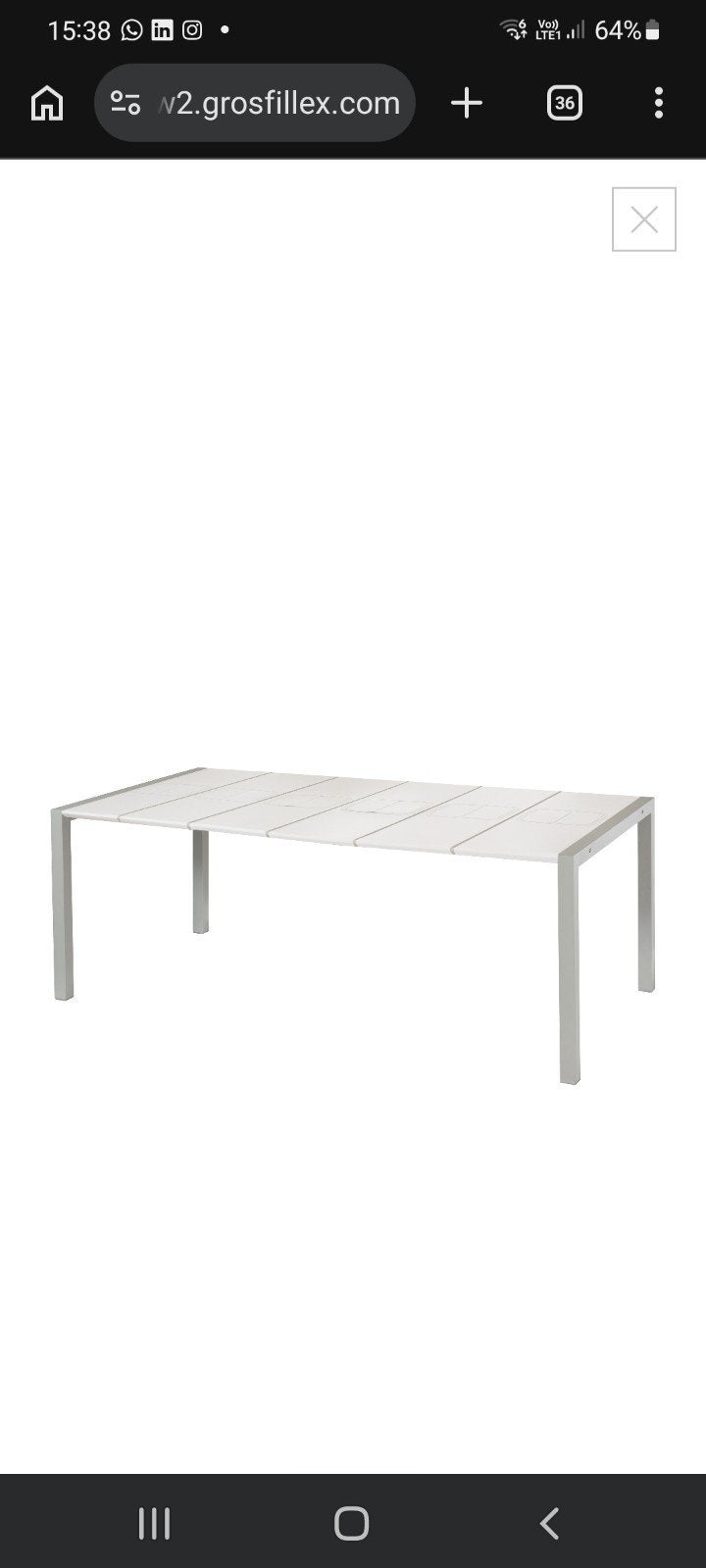 Grote tuintafel NIEUW, Ophalen
