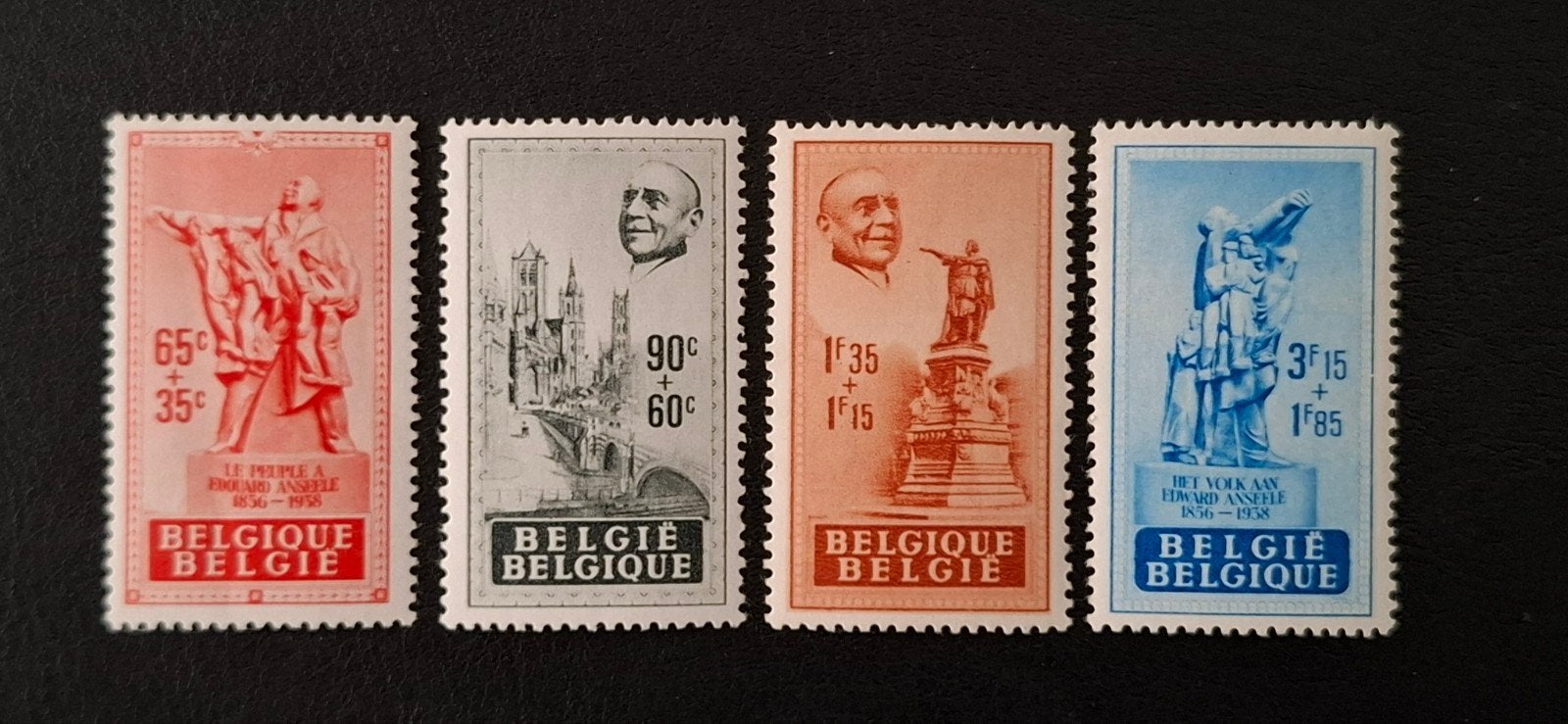 België: OBP 781/84 ** Edouard Anseele 1948., Postzegels en Munten, Frankeerzegel, Ophalen of Verzenden, Zonder stempel, Postfris