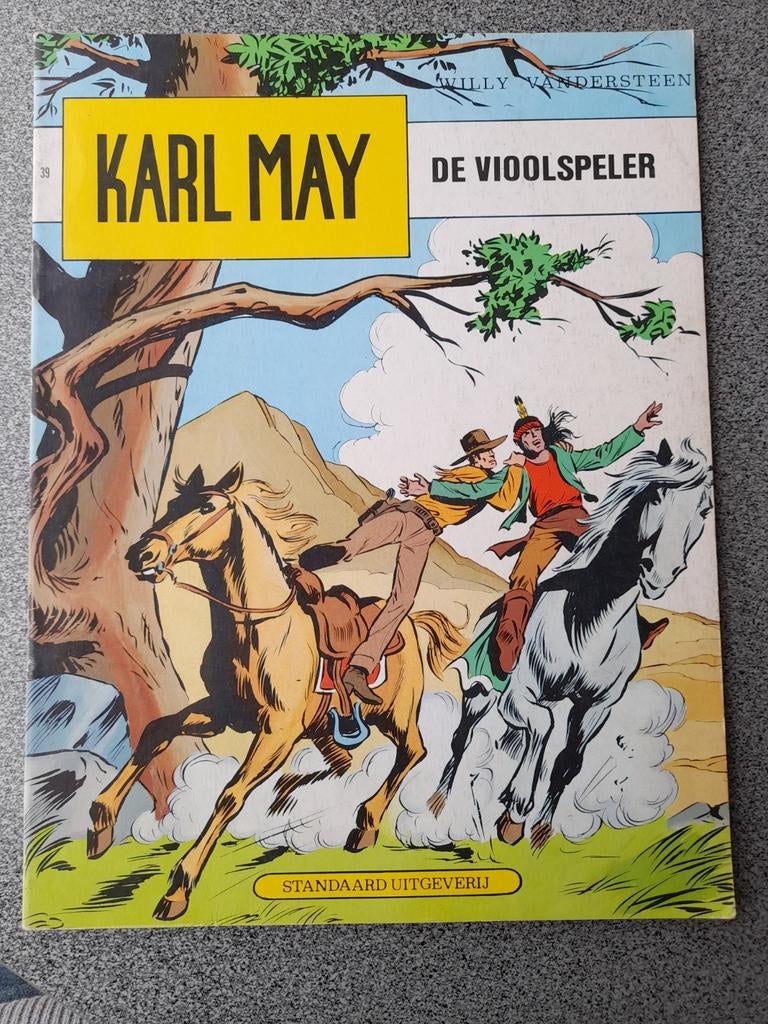 Karl May - de vioolspeler, Boeken, Willy Vandersteen, Eén stripboek, Ophalen, Gelezen