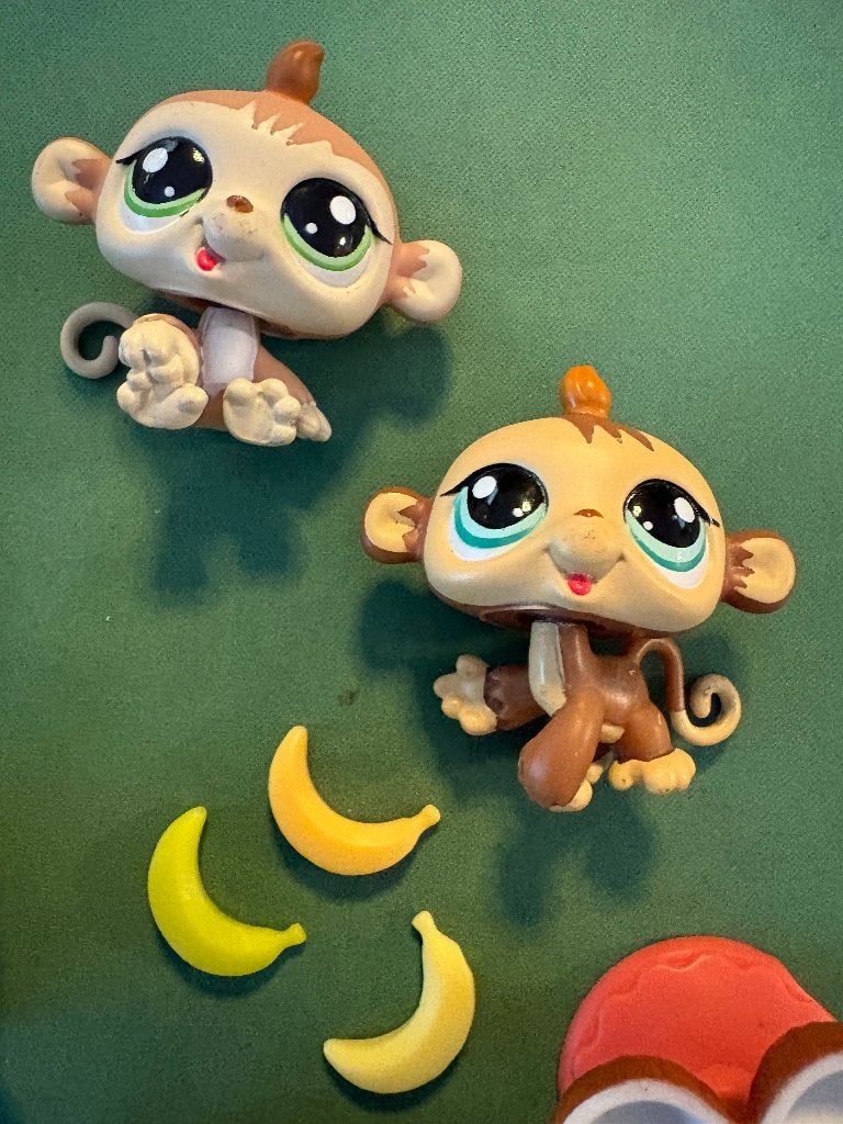My Littlest Petshop Triplets Monkey (drieling aapjes), Verzamelen, Ophalen of Verzenden, Zo goed als nieuw
