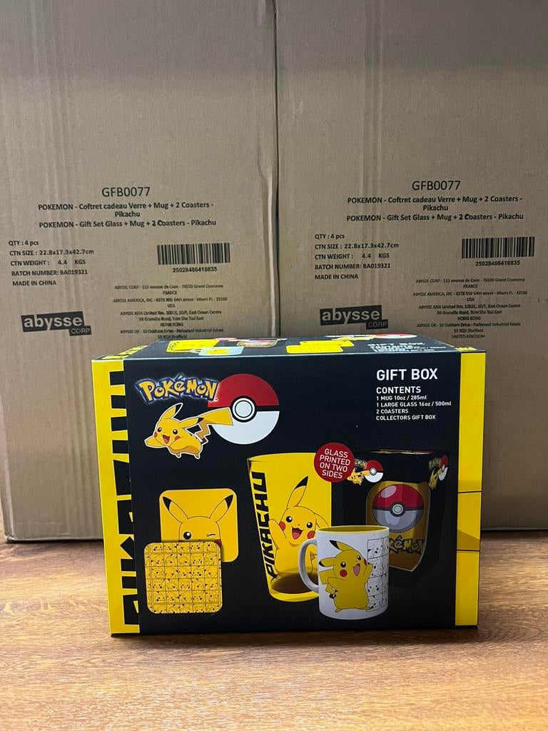 Pokémon Pikachu Gift Box Drinkbeker Nieuw, Ophalen