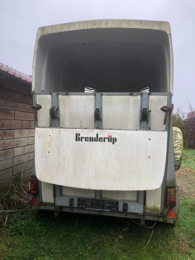 2 paards trailer brenderup., Ophalen, Gebruikt, Hout, 2-paards trailer