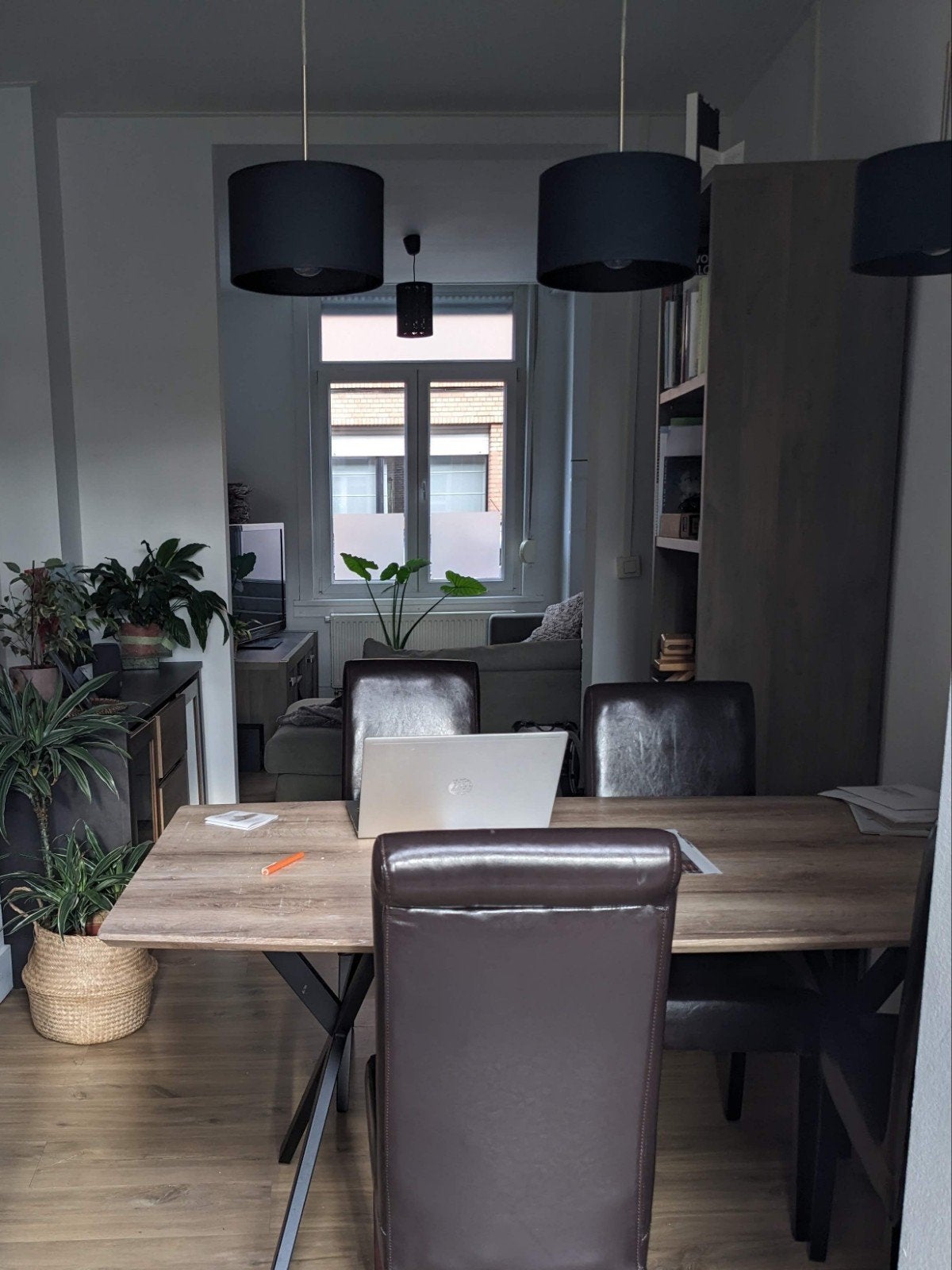 Zwarte hanglamp, Huis en Inrichting, Ophalen