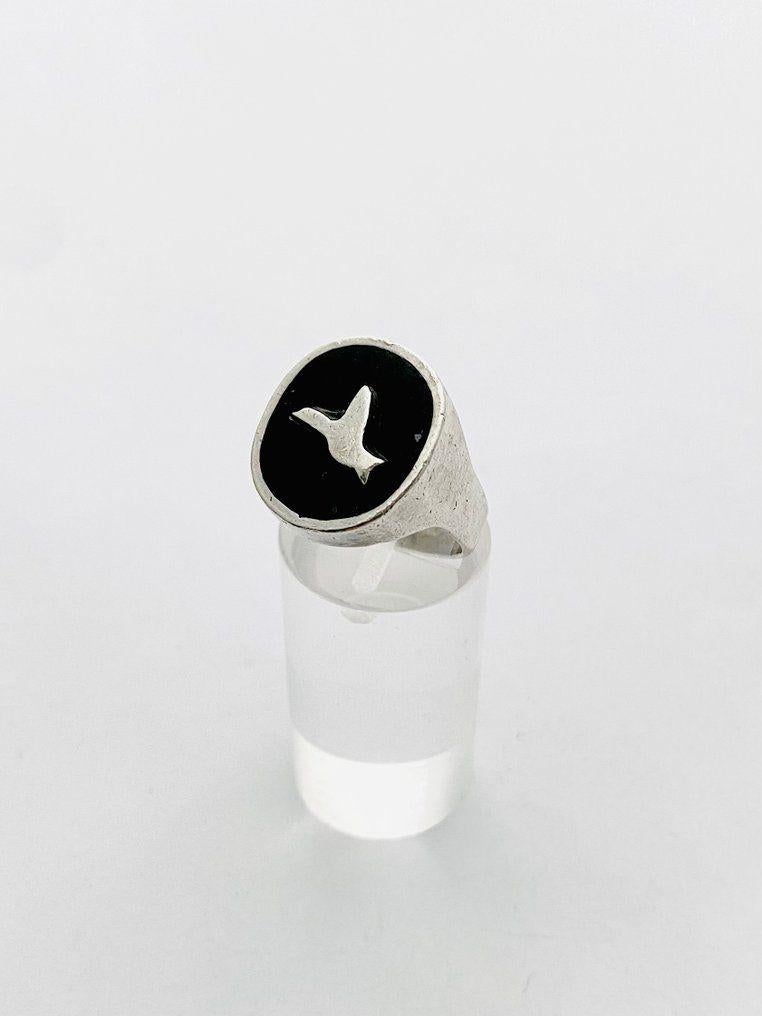 ANTIEKE RING – Zilver | ca. 1925-1930, Bijoux, Sacs & Beauté, Bijoux anciens, Enlèvement ou Envoi, Argent, Bague