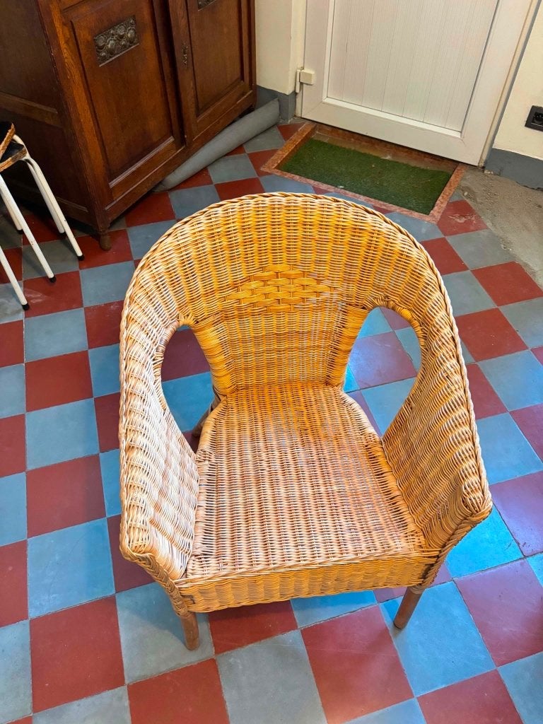 5 zeteltjes, Ophalen, Gebruikt, Overige kleuren, Riet of Rotan