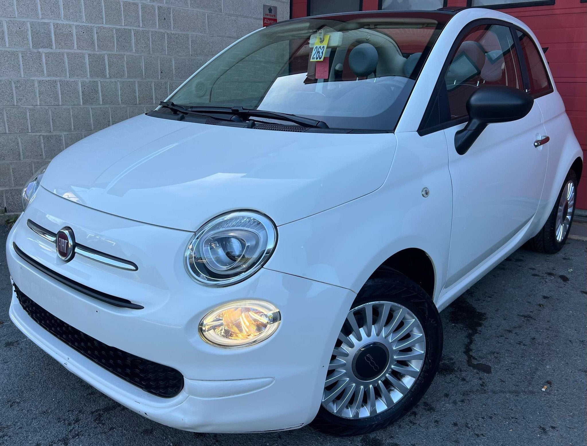 Fiat 500C 1.2i ECO Lounge + CAR-PASS + GARANTIE (bj 2017), Auto's, Fiat, Bedrijf, Te koop, 500C, ABS, Adaptieve lichten, Airbags
