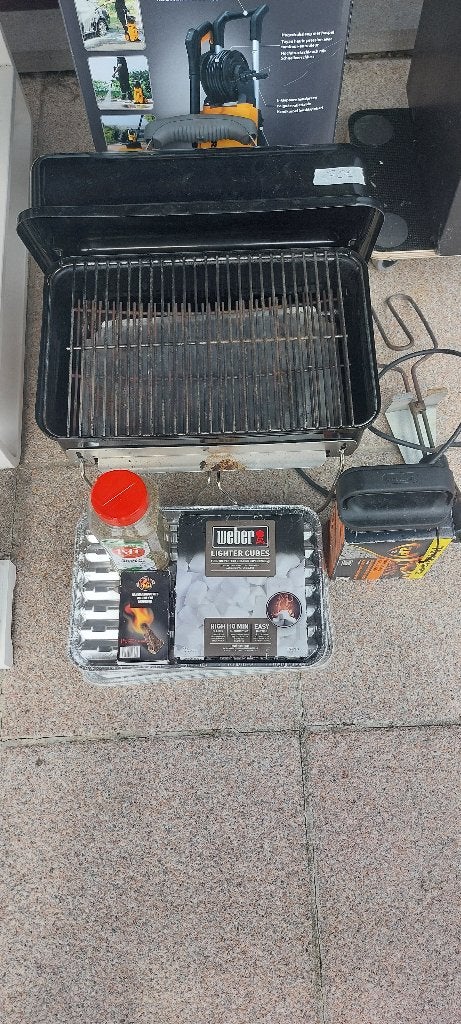 Weber tafel bbq, Tuin en Terras, Ophalen, Gebruikt, Weber