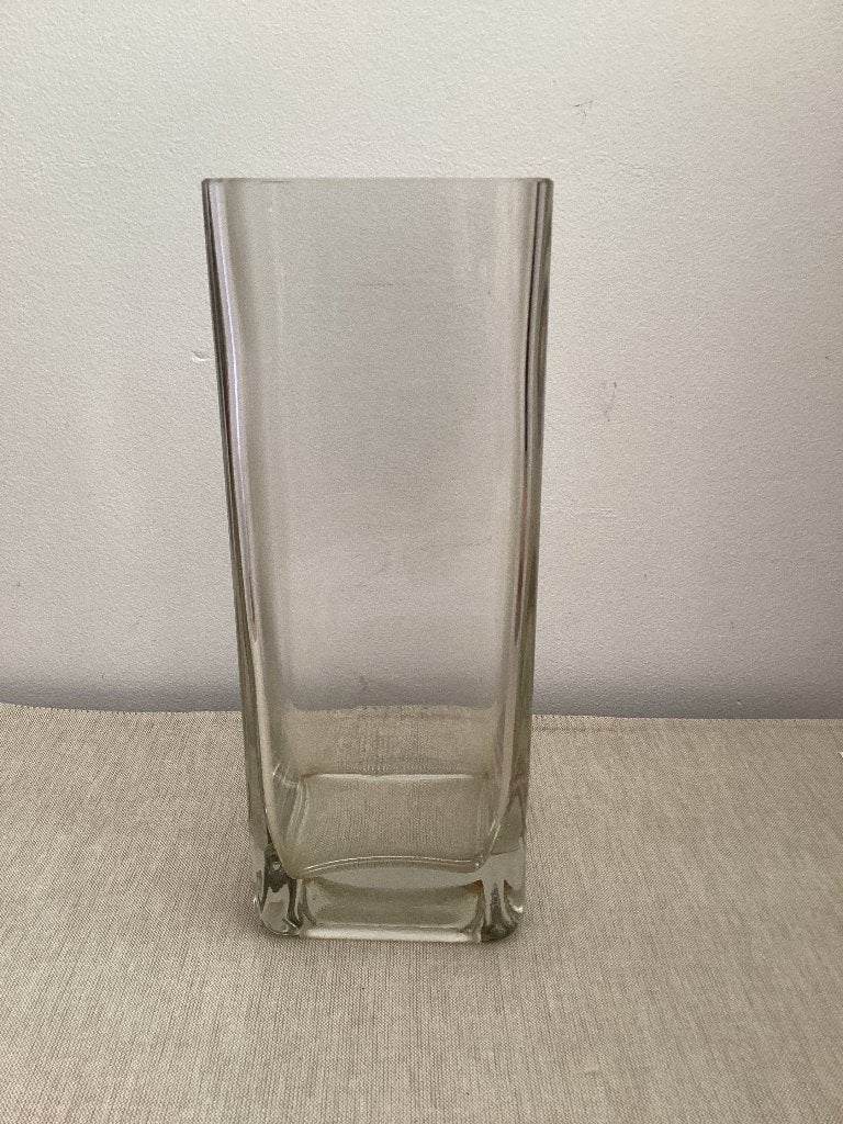 Glazen vaas, 26 cm, Transparent, Verre, Enlèvement