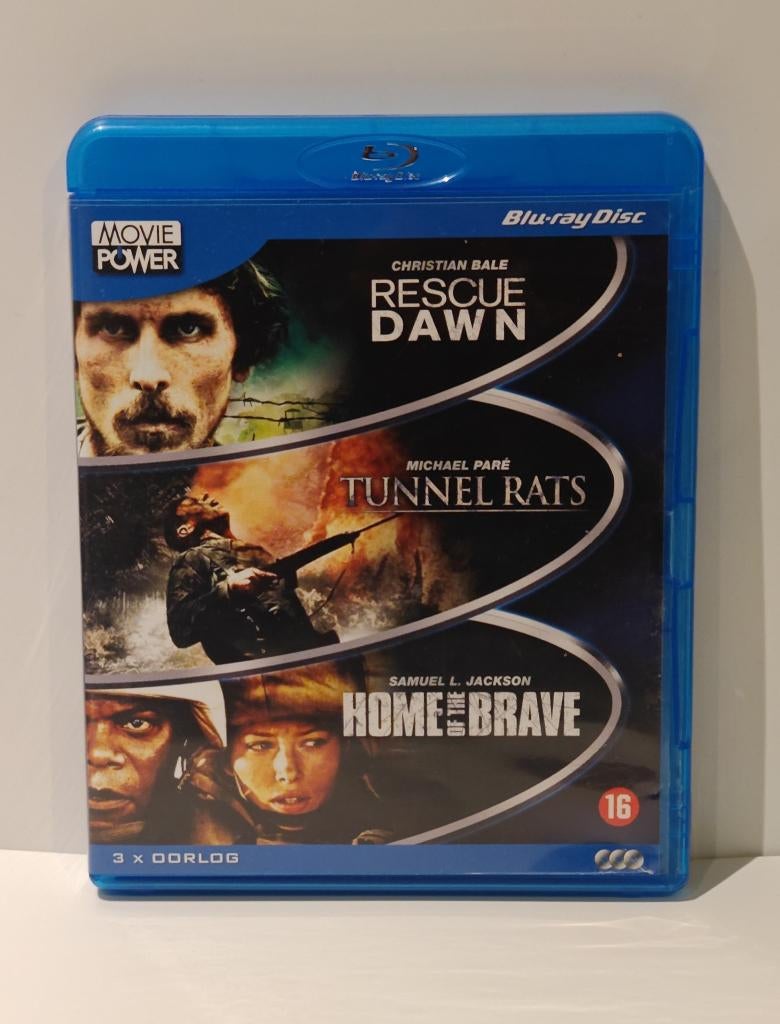 Movie Power Blu‑ray Box 3 Oorlogsfilms Christian Bale, Enlèvement ou Envoi, Comme neuf, Action, Coffret