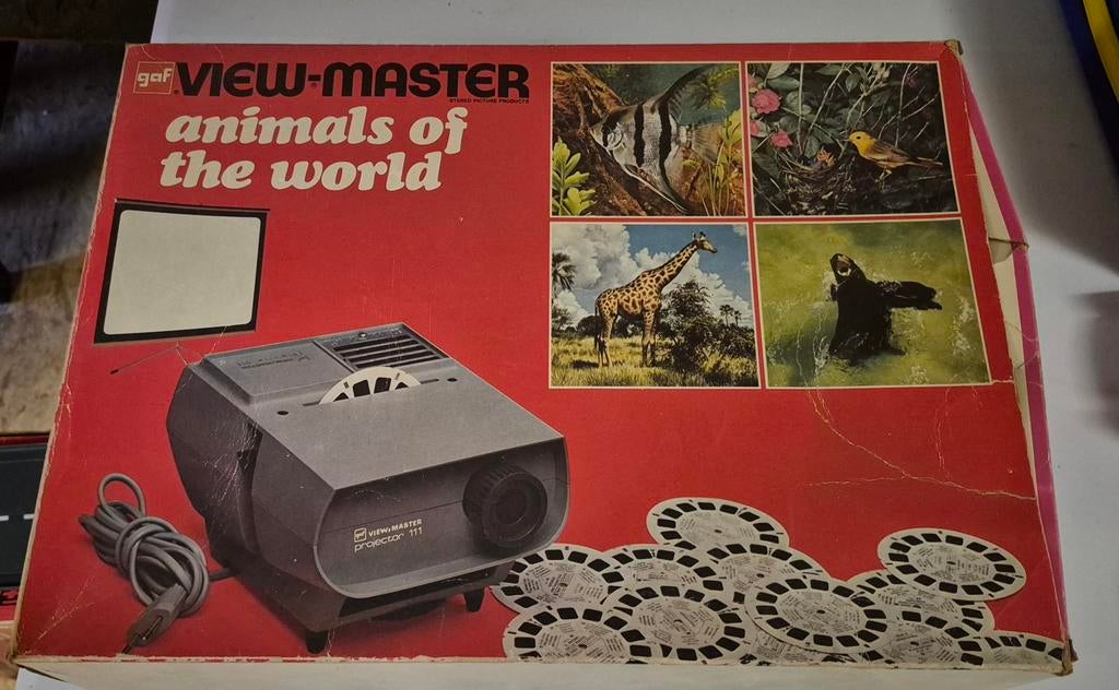 Vintage GAF view-master projector set., Verzamelen, Speelgoed, Gebruikt, Ophalen of Verzenden