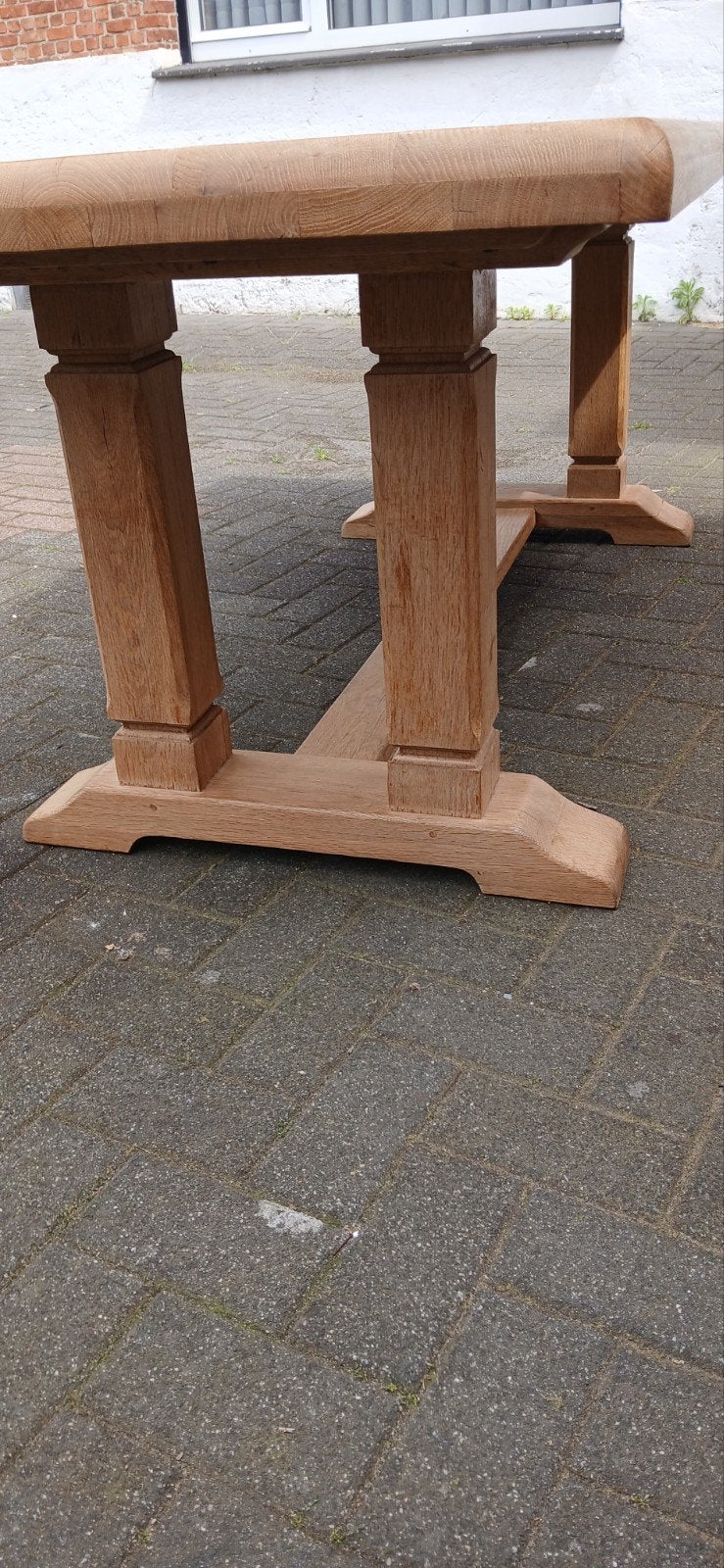 Oude eiken kloostertafel 85 x200, Ophalen