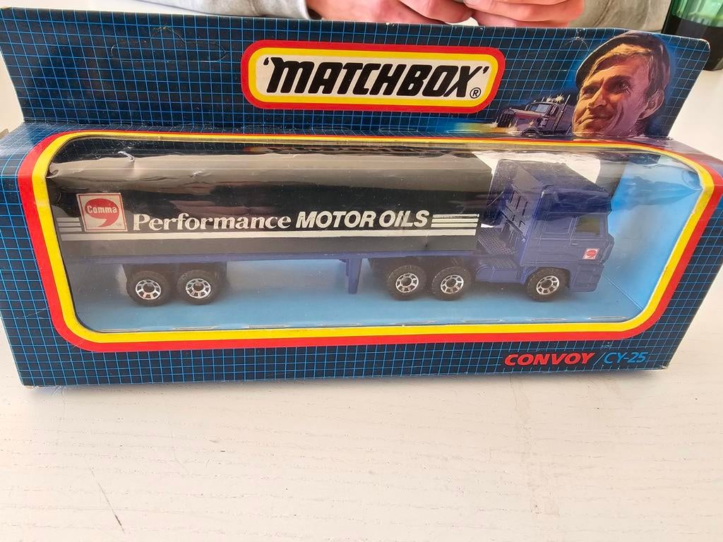 Matchbox Convoy CY-25 DAF vrachtwagen met 'Comma Performance, Ophalen of Verzenden, Motor