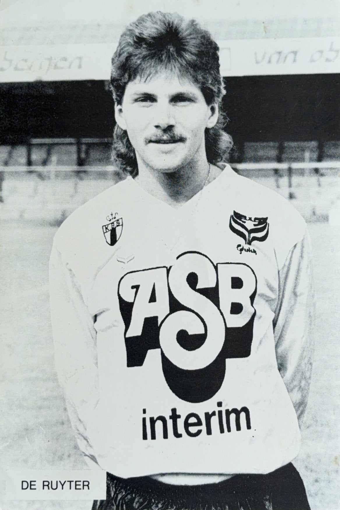Fiche du joueur de Patrick de Ruyter - Berchem Sport, Envoi, Comme neuf, Cartes de joueur