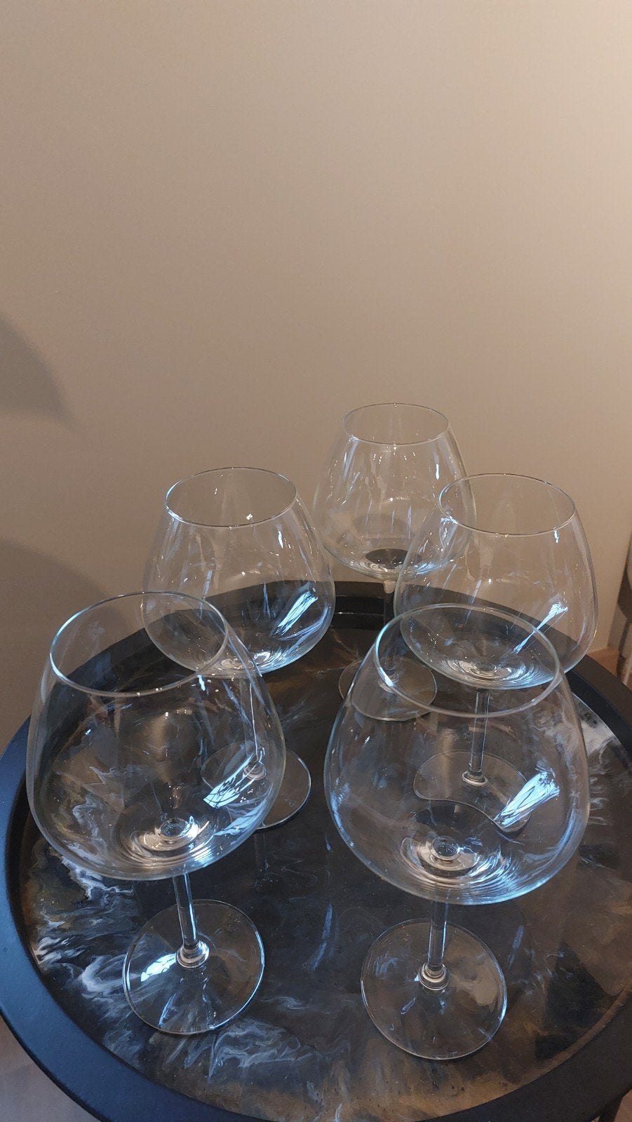 5 verres à vin, verres à gin, Collections, Enlèvement