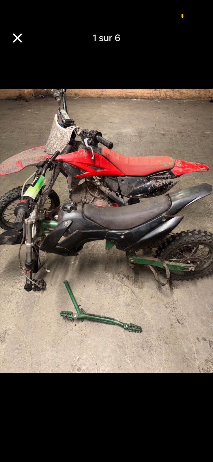 VEEL ONDERDELEN VOOR CROSSMOTOREN., Ophalen, Dirtbike