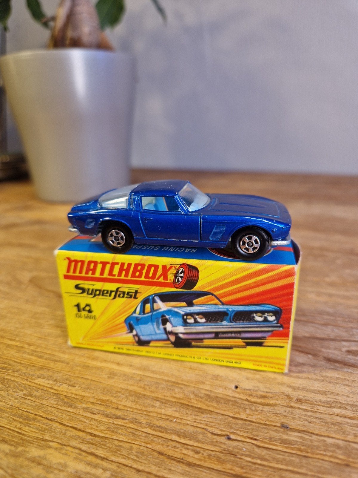 Matchbox Superfast No. 14 Iso Grifo (1970), Ophalen of Verzenden, Auto, Lesney