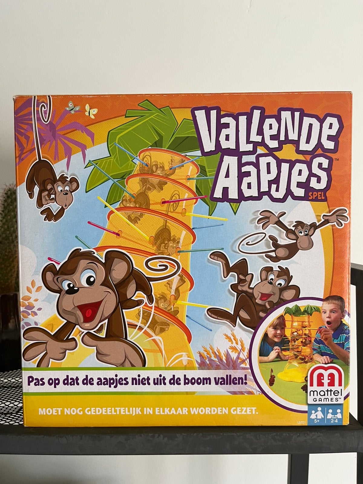Vallende aapjes, Ophalen, Zo goed als nieuw