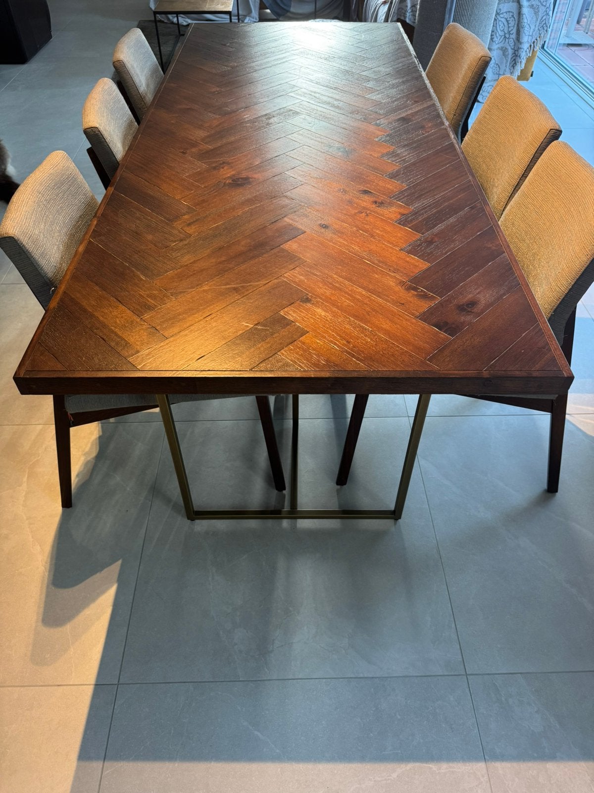 Dutchbone class dining table, Enlèvement, Utilisé, 50 à 100 cm, Rectangulaire