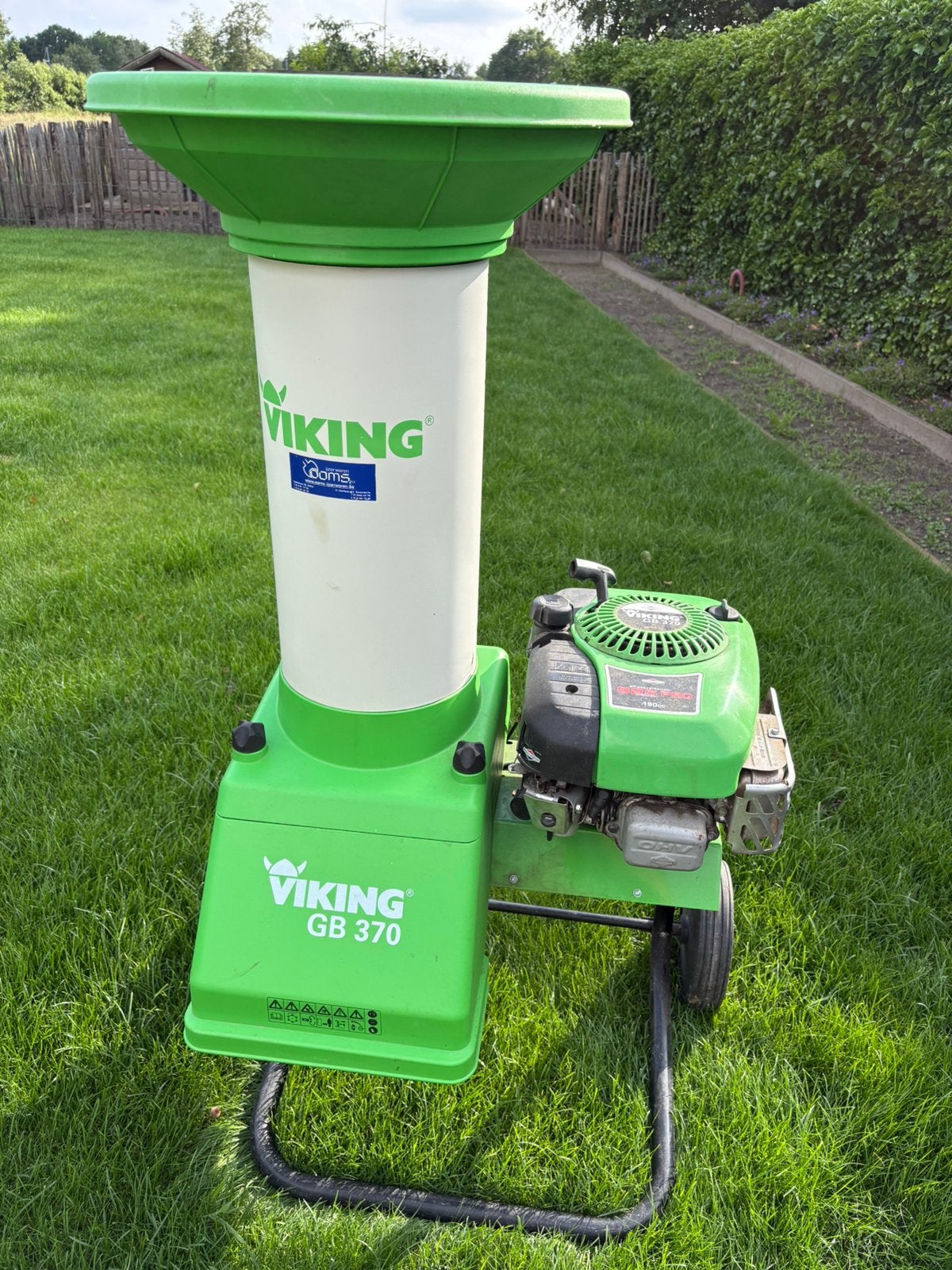 Viking GB370 te huur, Ophalen, Benzine