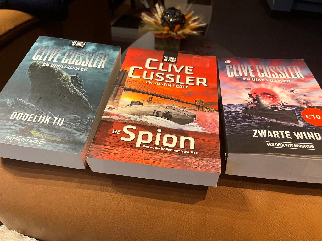 3 boeken van Clive Cussler, Enlèvement, Neuf, Clive Cussler, Belgique