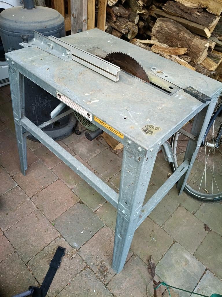 Tafel zaag, Ophalen