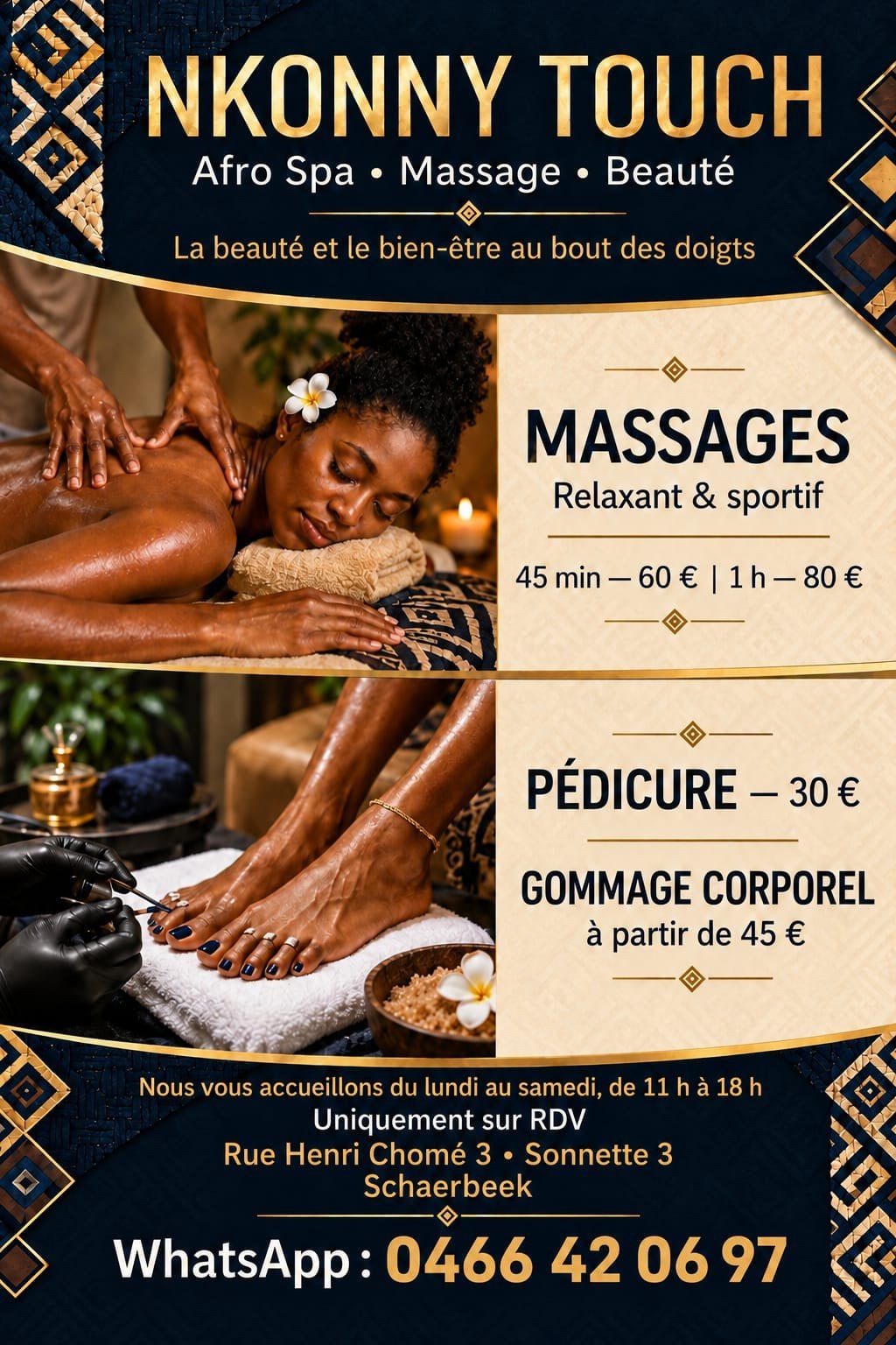 Nonny touch, Massage relaxant