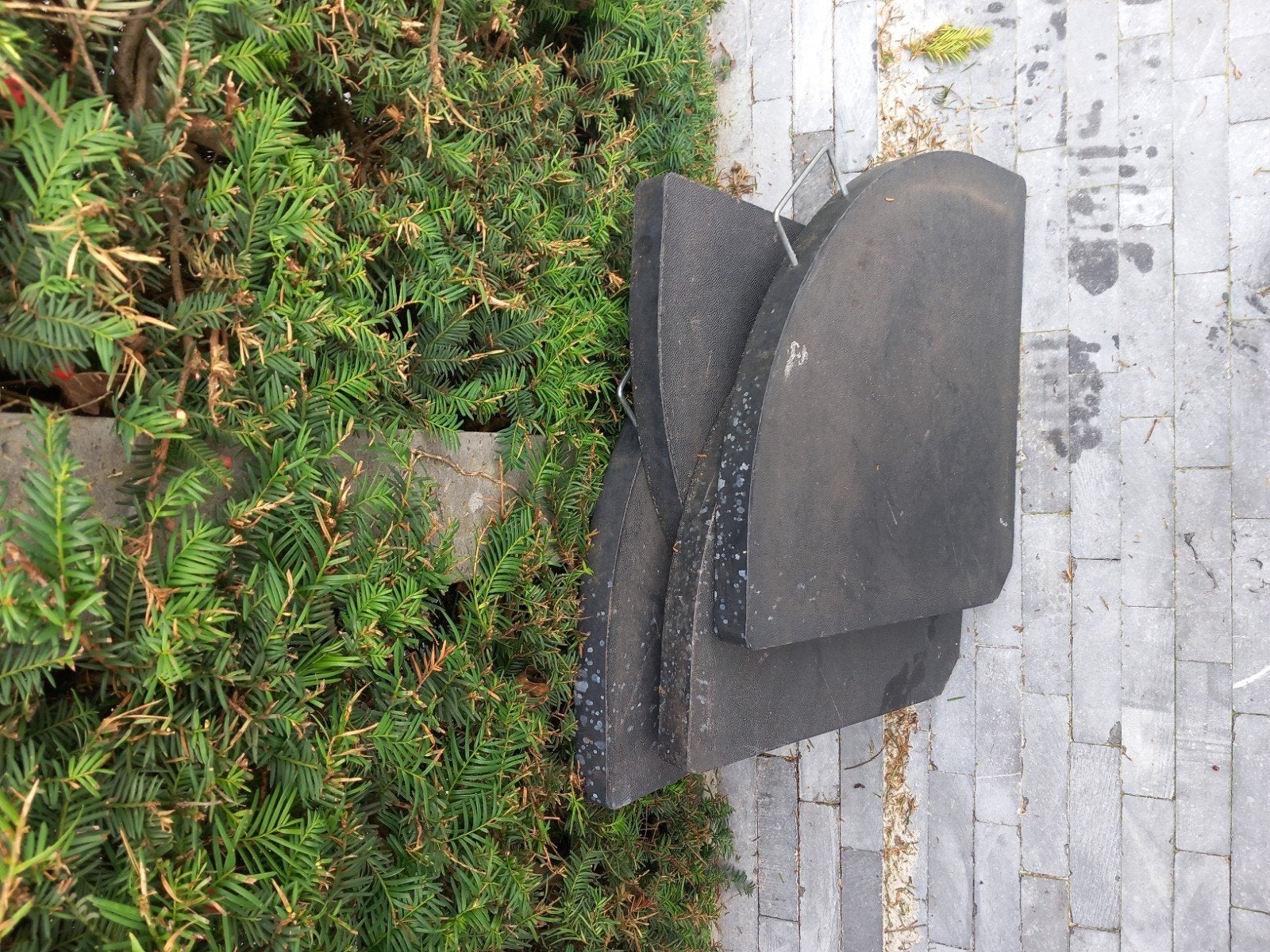 4 gewichten voor parasol., Tuin en Terras, Ophalen, Gebruikt, Parasolvoet