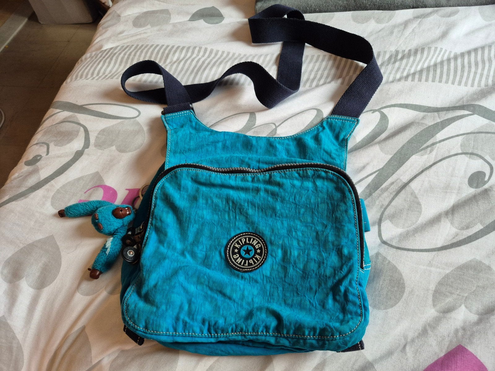 handtas kipling veel gebruikt maar nog goed 26cm, Ophalen of Verzenden