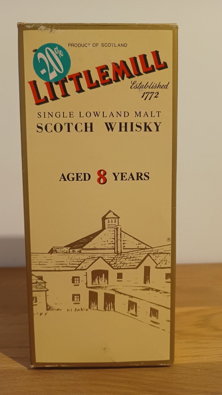 Littlemill 8 years old. Closed distillery, Verzamelen, Overige gebieden, Overige typen, Ophalen of Verzenden, Zo goed als nieuw