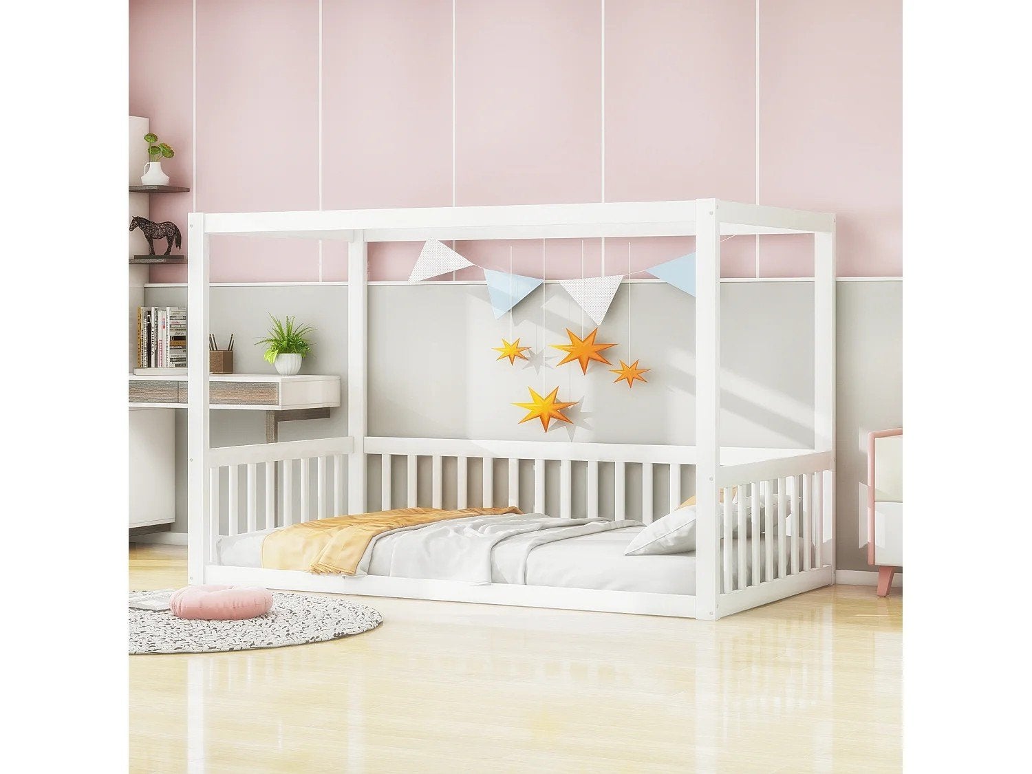 Splinternieuw grond bed 90x200, Ophalen