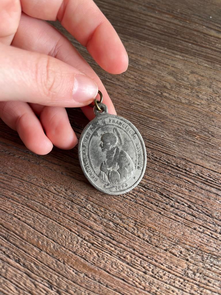 Religieuze medaille- Genootschap H. Franciscus Xaverius 1854, Ophalen of Verzenden