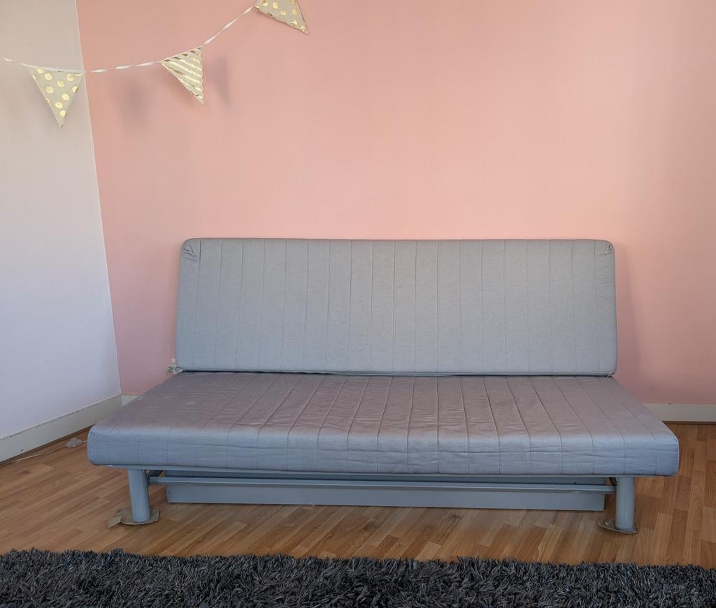 Chaise longue avec rangement, Enlèvement, Utilisé, Deux personnes, Gris