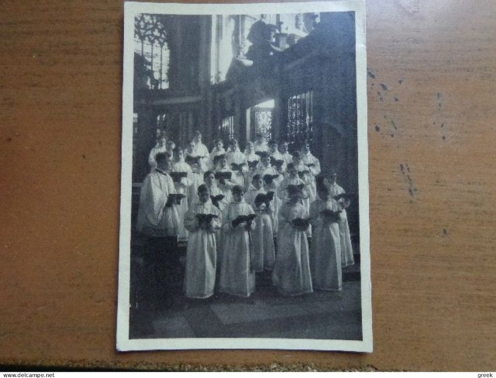 Postkaart Gent, De Schola Cantorium der St Bavokathedraal, Ophalen of Verzenden, Gelopen, Oost-Vlaanderen