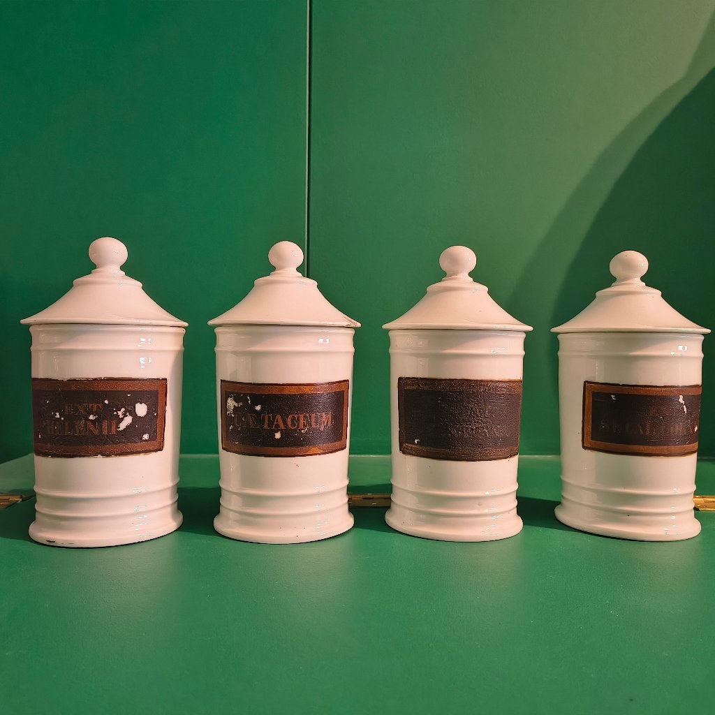 Antieke Franse apothekerspotten, Antiek en Kunst, Ophalen