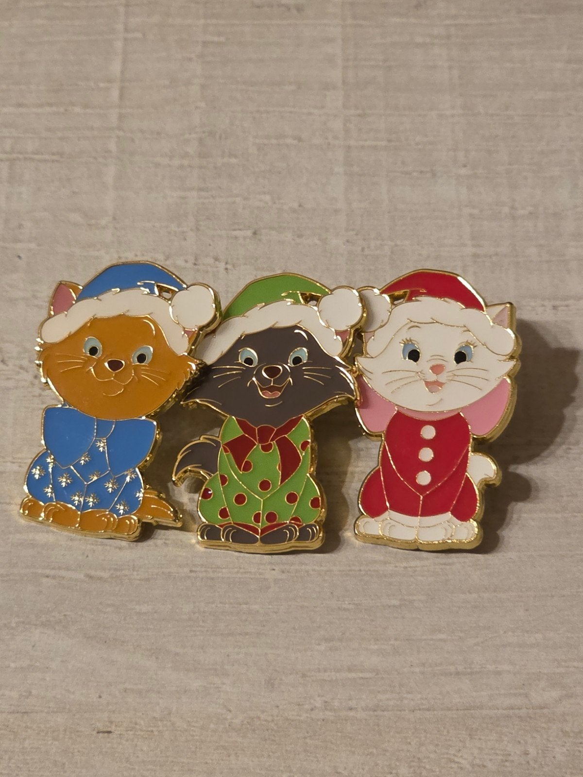 Ensemble d'épingles de Noël Aristocats Loungefly, Enlèvement ou Envoi, Autres personnages, Comme neuf, Autres types